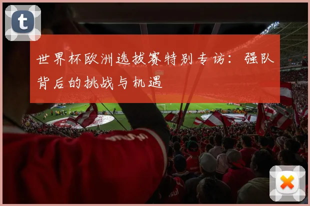世界杯欧洲选拔赛特别专访：强队背后的挑战与机遇