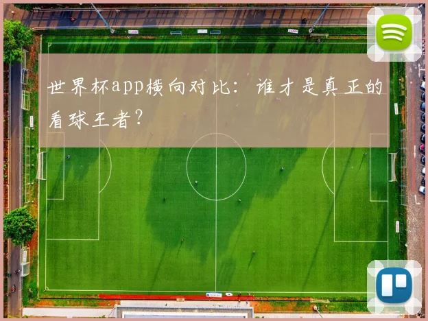 世界杯app横向对比:谁才是真正的看球王者?